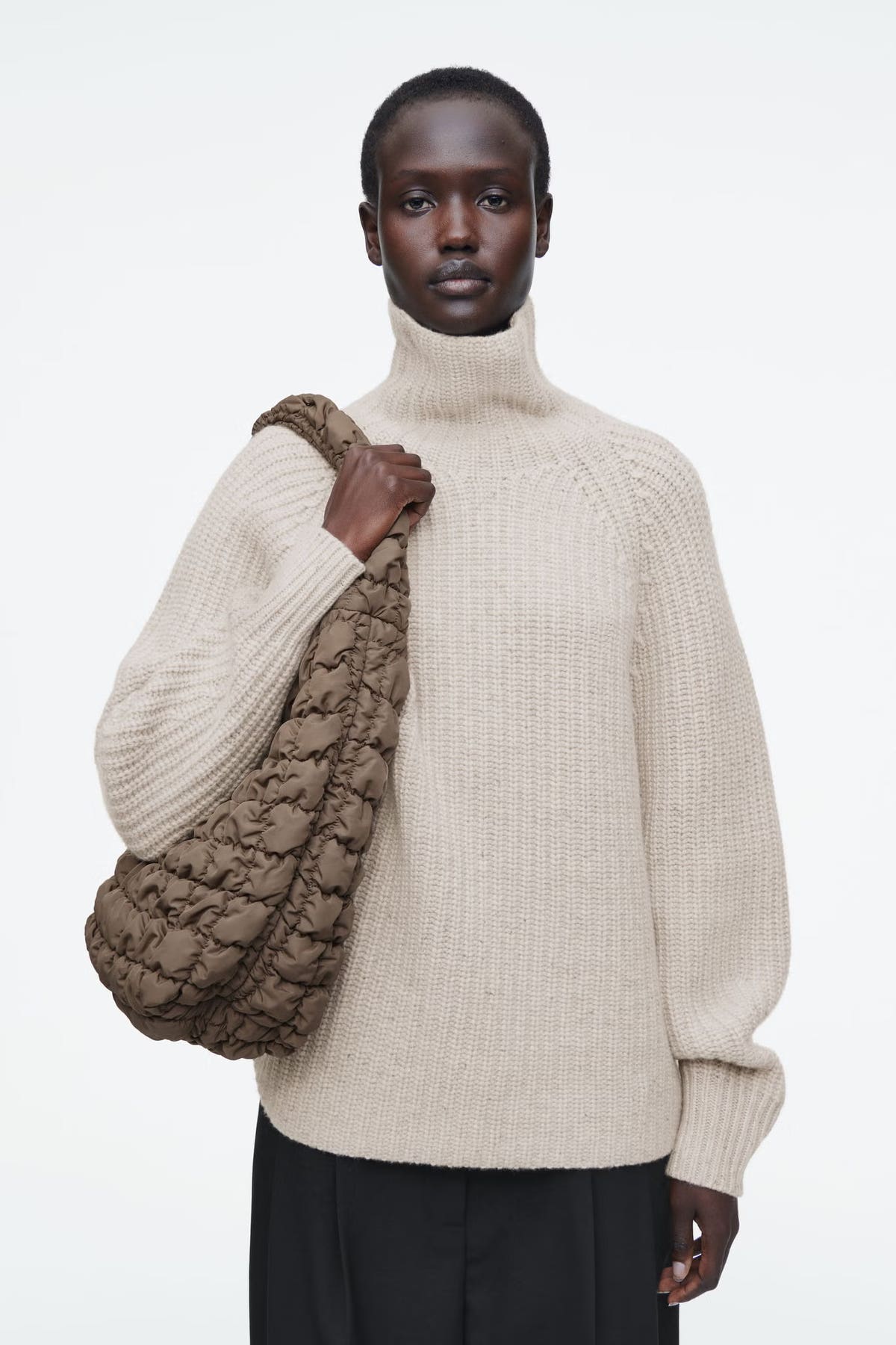 ★MUNIER★ QUILTED MINI TOTE BAG_2COLORS Quilted Mini Tote Bag | COS Saudi Arabia